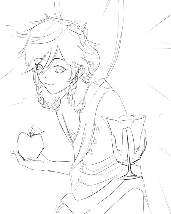 Unfinished sketch